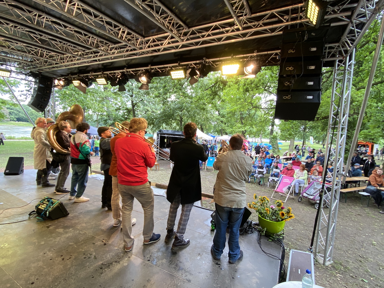 Bilck von der Inselsommer-Bühne